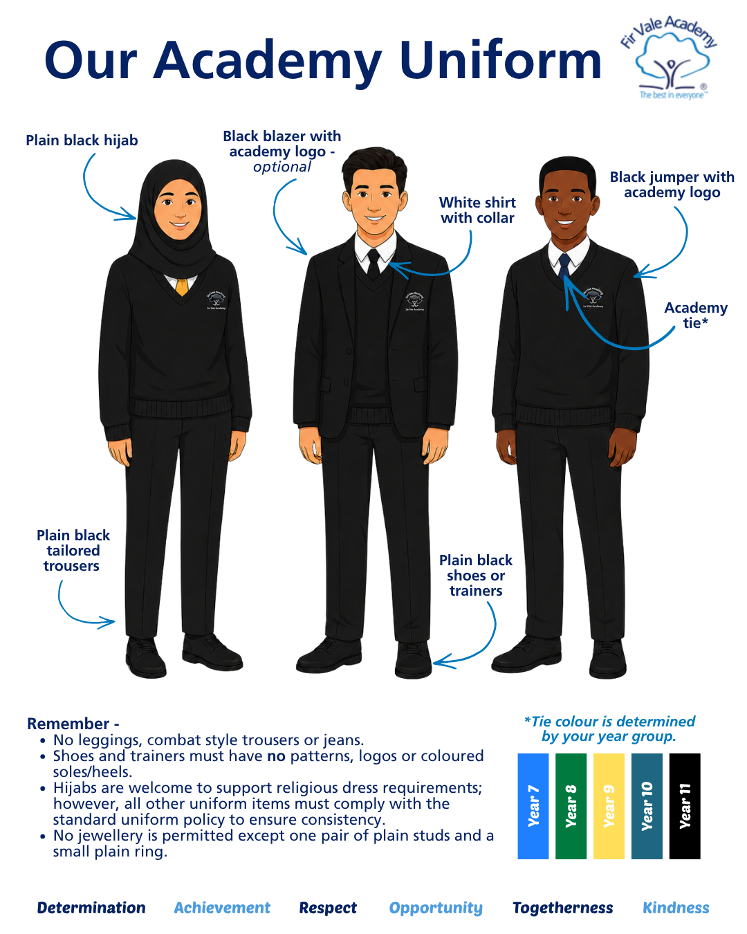 The Dress Code is: