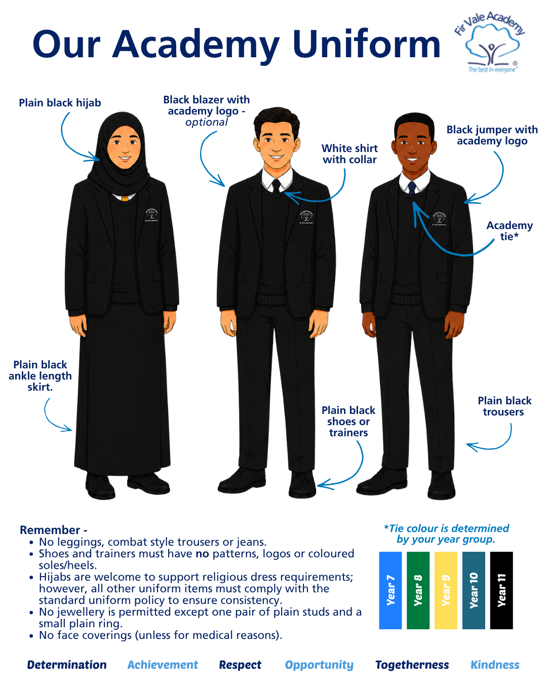 The Dress Code is: